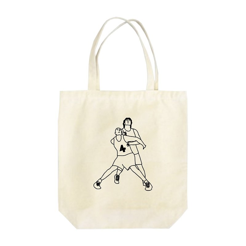 Baseball Tote Bag - กระเป๋าถือ - ผ้าฝ้าย/ผ้าลินิน 