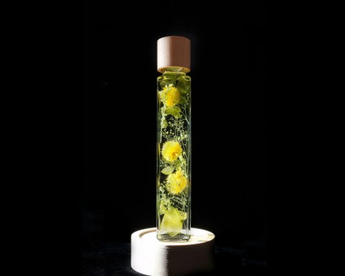 Angemara 【畢業禮物】浮游花小夜燈-黃金招財/客製化禮物/純手工
