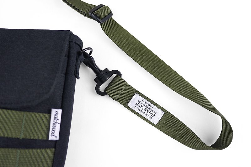 加購-火柴木設計 Matchwood 綠背帶 1280以上包款即可優惠180加購 - 相機包/相機袋 - 尼龍 綠色
