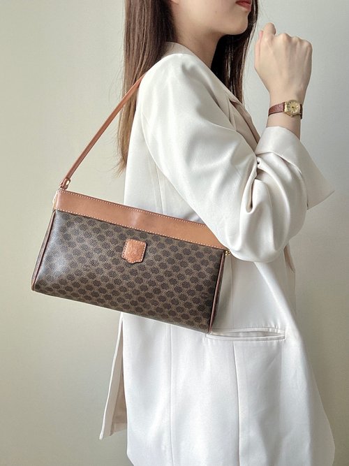 Autrefois Vintage Bags HK 中古美品 Celine Macadam 手拿包 腋下包