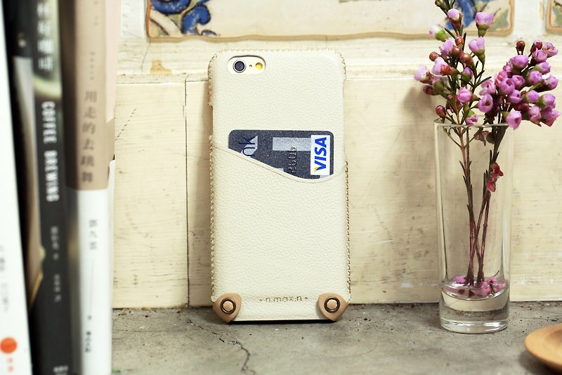 iPhone 6/ 6S / 4.7 inch New Minimalist Series Leather Case - White - เคส/ซองมือถือ - หนังแท้ ขาว