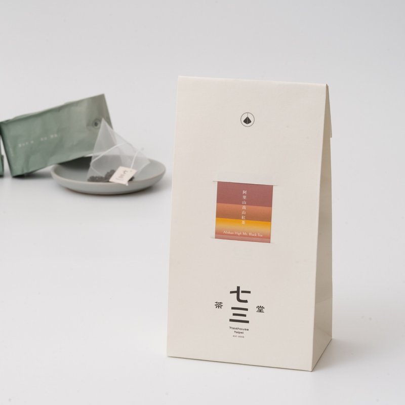 七三茶堂 立體茶包丨阿里山高山紅茶 24入–生活袋 - 茶葉/茶包/水果茶 - 紙 白色