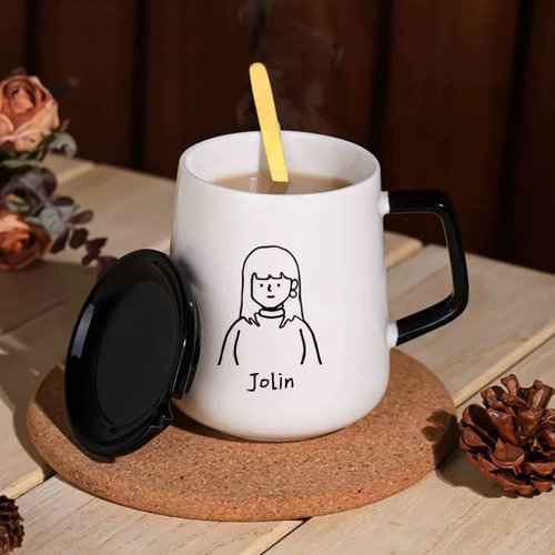 名入れ可能 アメリカンヴィンテージ風セラミックマグカップ 個性