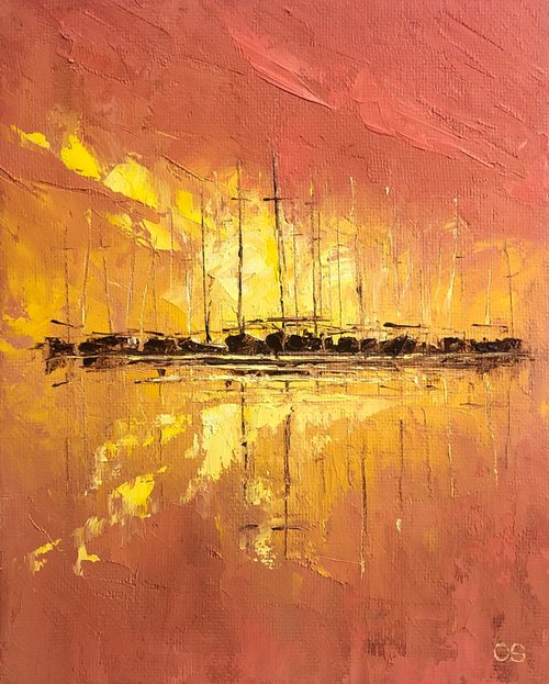 油絵 絵画 Amazon.co.jp: 太田アート 油絵額 赤富士 F6号 道尾紀良 11325