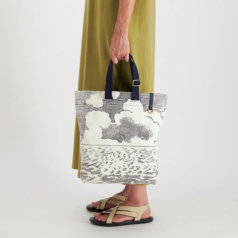 inouieditions-street-strap-bag-oceanique-navy - Handbags & Totes - Cotton & Hemp Multicolor