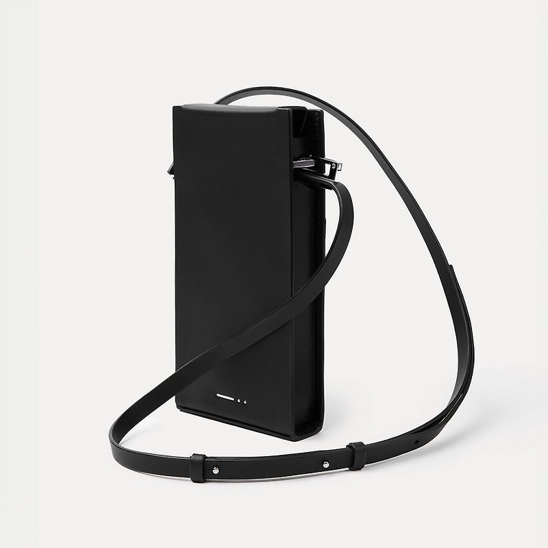 New ! DA29 Phone Trap – Black (Minimal Leather Bag) - 其他 - 真皮 黑色