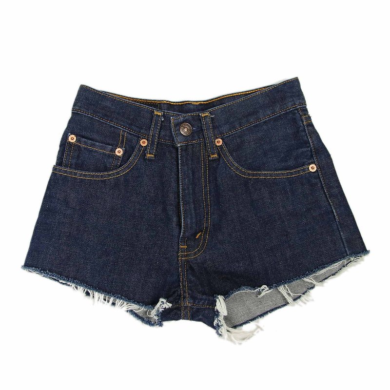 Tsubasa.Y old house color Levis001, denim shorts tannin shorts - Women's Pants - Other Materials 
