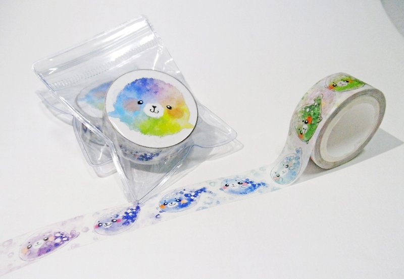Seal rice flowers / original paper tape - Washi Tape - Paper 