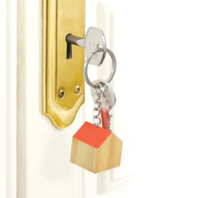 DOIY Sweet Nest - Keychain 1+1 set - Keychains - Wood Multicolor