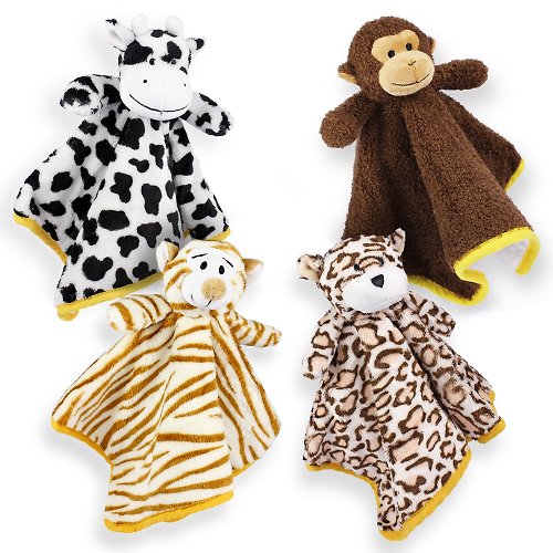 Personalised baby linen toy, Organic fabric stuff animal