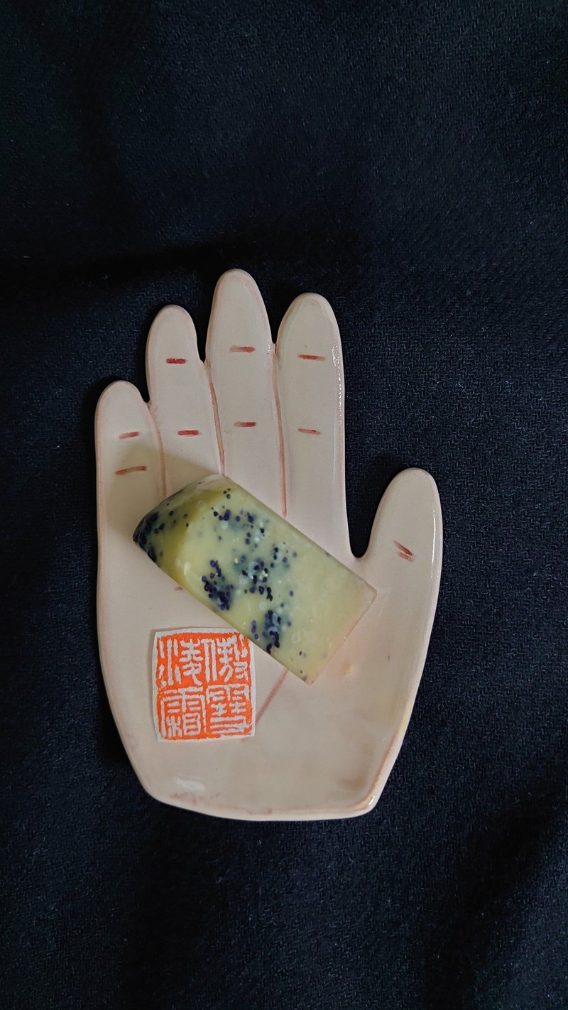 【傲雪凌霜】 閒章 篆刻 白文 青田藍星 - 印章/印台 - 石頭 藍色