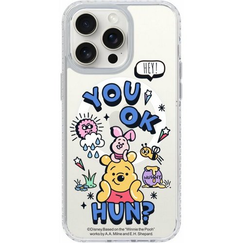 The Hood Pinkoi 旗艦店 迪士尼 小熊維尼 iPhone16 Samsung S25 氣墊防摔/標準鏡面手機殼