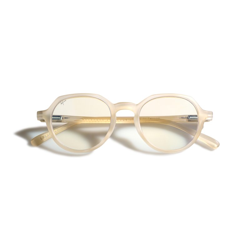CROWN PANTO GLASSES 成人皇冠型抗藍光眼鏡 - 果感霧黃 - 眼鏡/鏡框 - 塑膠 黃色