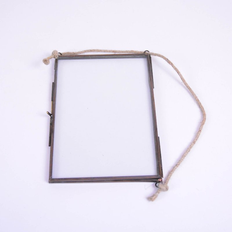 Glass Photo Frame-Small-Fair Trade - กรอบรูป - แก้ว ขาว