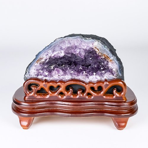 石之王 King Stones - 水晶天然石飾品、原礦 ESP 巴西小紫晶洞 030900