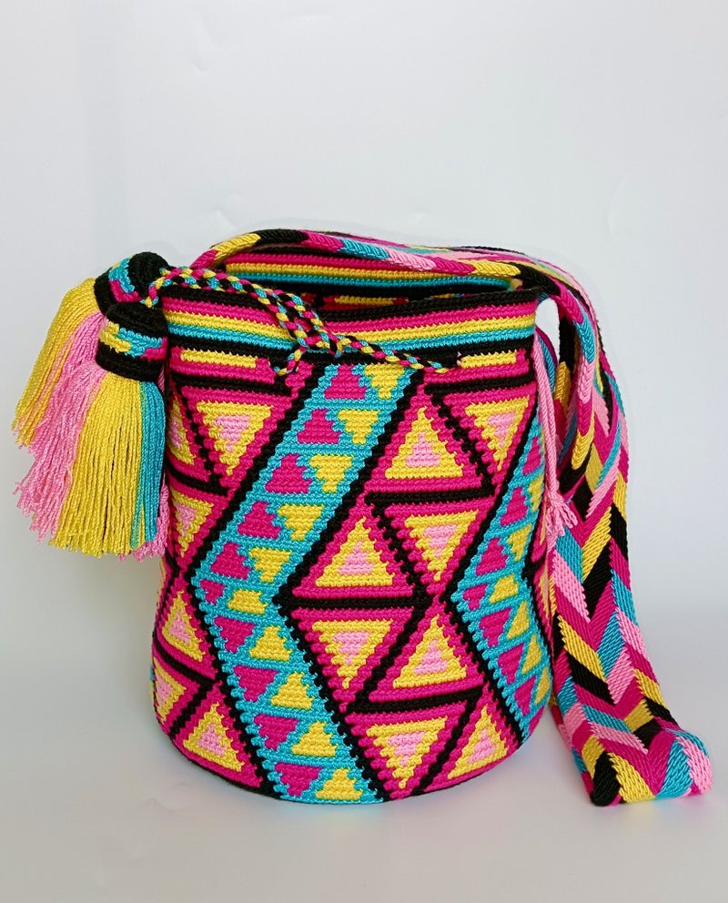 Cat mochila bag,Crossbody bag for women,Handcraft bag,Crochet bag ,Cr - 側背包/斜背包 - 棉．麻 