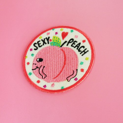 セクシーピーチセクシーピーチ刺繍生地パッチ刺繡生地ホット