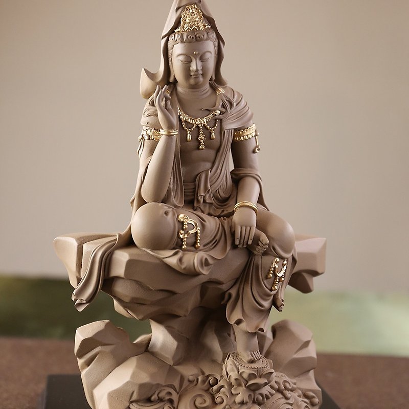 Distributing medicine Bodhisattva - ตุ๊กตา - เรซิน สีเทา