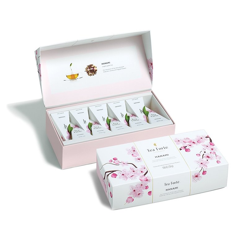 即期優惠-Tea Forte 10入金字塔型絲質茶包 - 花見茶集 - 茶葉/茶包 - 新鮮食材 