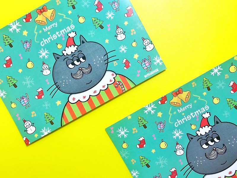 Christmas / greeting postcard - การ์ด/โปสการ์ด - กระดาษ หลากหลายสี