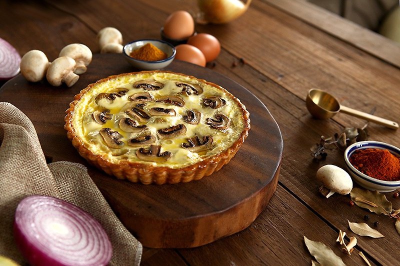 [Indian spices curry chicken pie] masala curry Quiche nine inches - Savory & Sweet Pies - Fresh Ingredients 