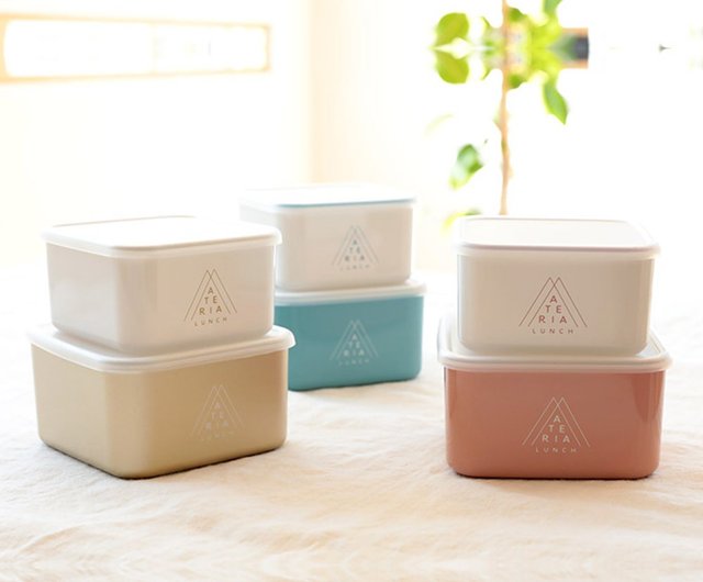 Set Of 3 Ceramic Lunch Bento Boxes / Food Carrier / Food Sto