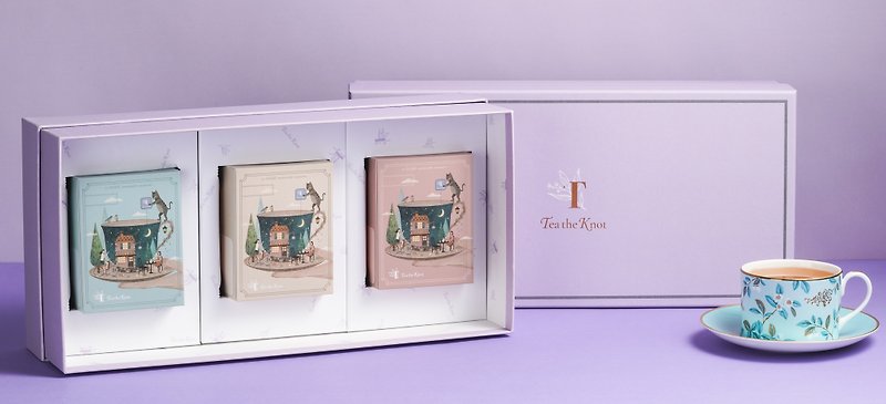 TEA THE KNOT European classic flavor tea brand gift box New Year gift box pre-order sweet price 10% off - Tea - Paper Pink
