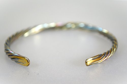Titanium bangle・SEVEN・チタンワイヤーバングル・B・内径