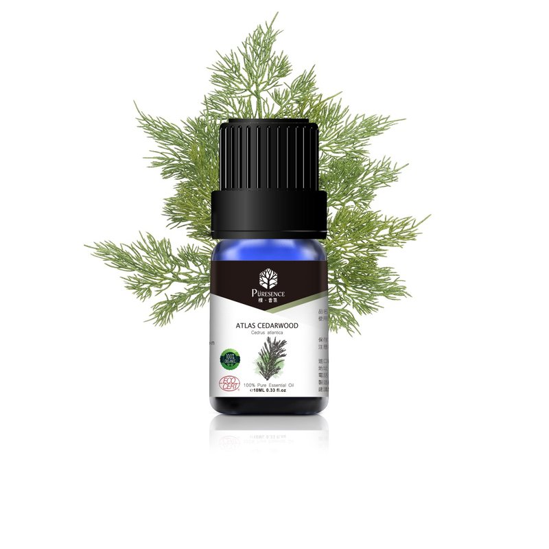 樸香氛PÜRESENCE有機大西洋雪松精油(Cedarwood Atlas)10ml - 香氛/精油/擴香 - 精油 咖啡色