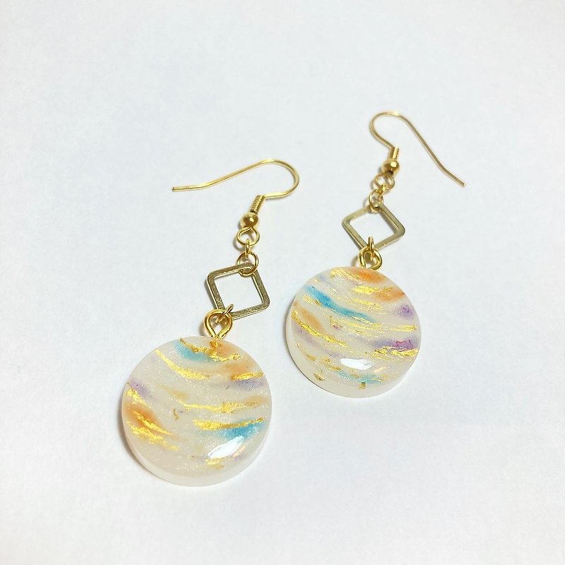 Waku Sei resin earings - Earrings & Clip-ons - Resin Multicolor
