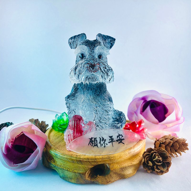 貴賓狗小夜燈  狗小夜燈 情人節禮物 母親節 - 燈具/燈飾 - 樹脂 
