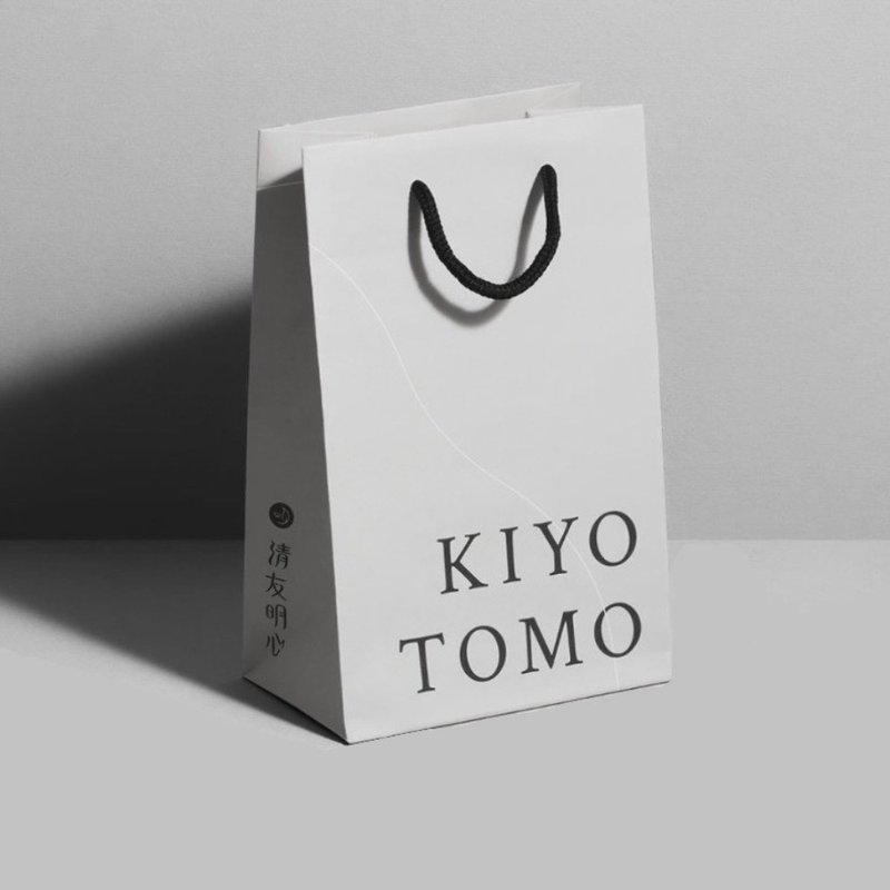 KIYOTOMO小紙袋 - 禮物盒/包裝盒 - 紙 灰色