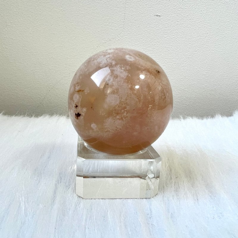 橙櫻花瑪瑙球 | 水晶 | 水晶球 | 水晶擺件 - 擺飾/家飾品 - 水晶 橘色