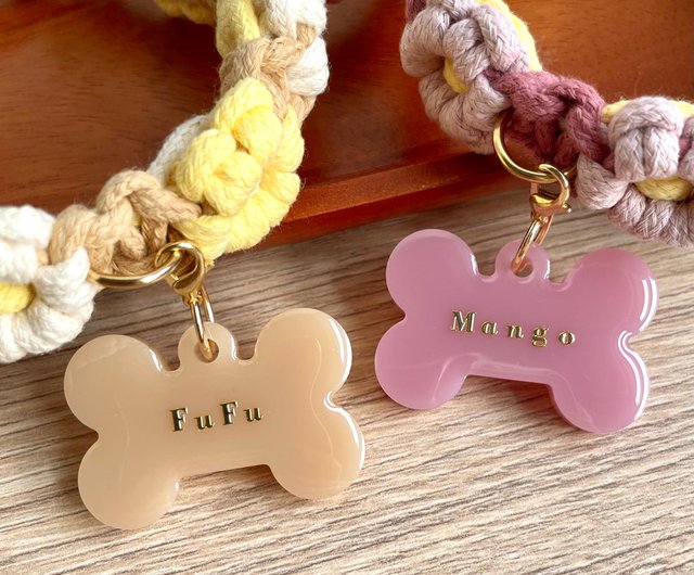 Dog bones | Handmade epoxy pet brand pet tag - Shop