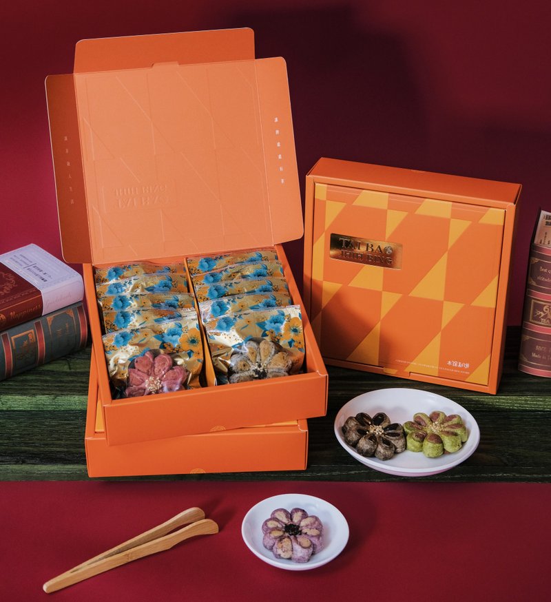 [Taibao Cake] 2025 New Year Jinhua Cake Gift Box of 10 pieces - Cake & Desserts - Fresh Ingredients 