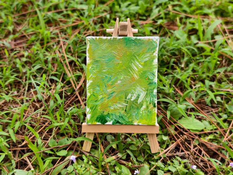 迷你掛畫/壓克力水彩畫/無框畫/裝飾畫/抽象畫 - 海報/掛畫/掛布 - 棉．麻 