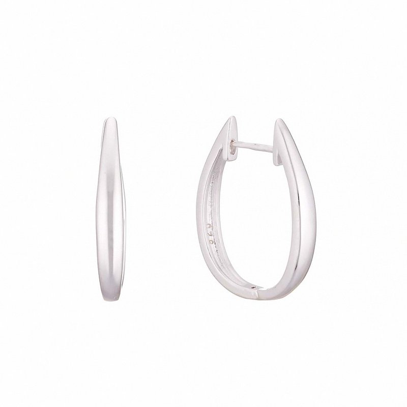 LUCIANO MILANO Beautiful Mistakes Sterling Silver Earrings - ต่างหู - โลหะ สีเงิน