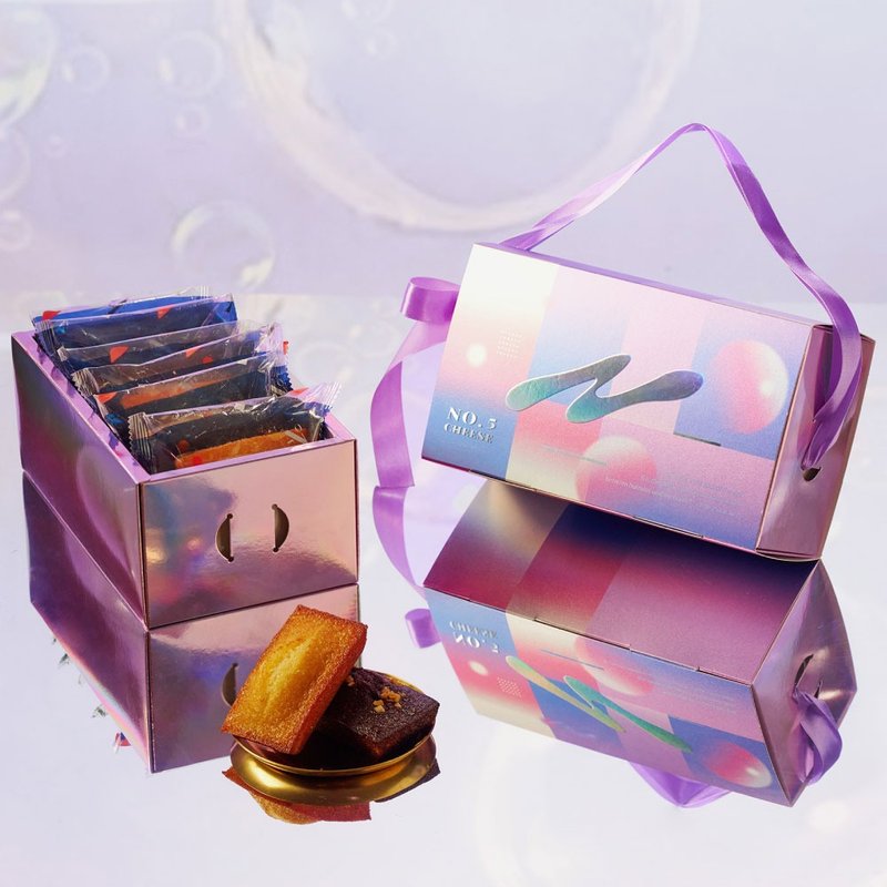 【No. 5 Cheese】Butter Financier Gift Box (6 pieces) - ขนมคบเคี้ยว - อาหารสด 