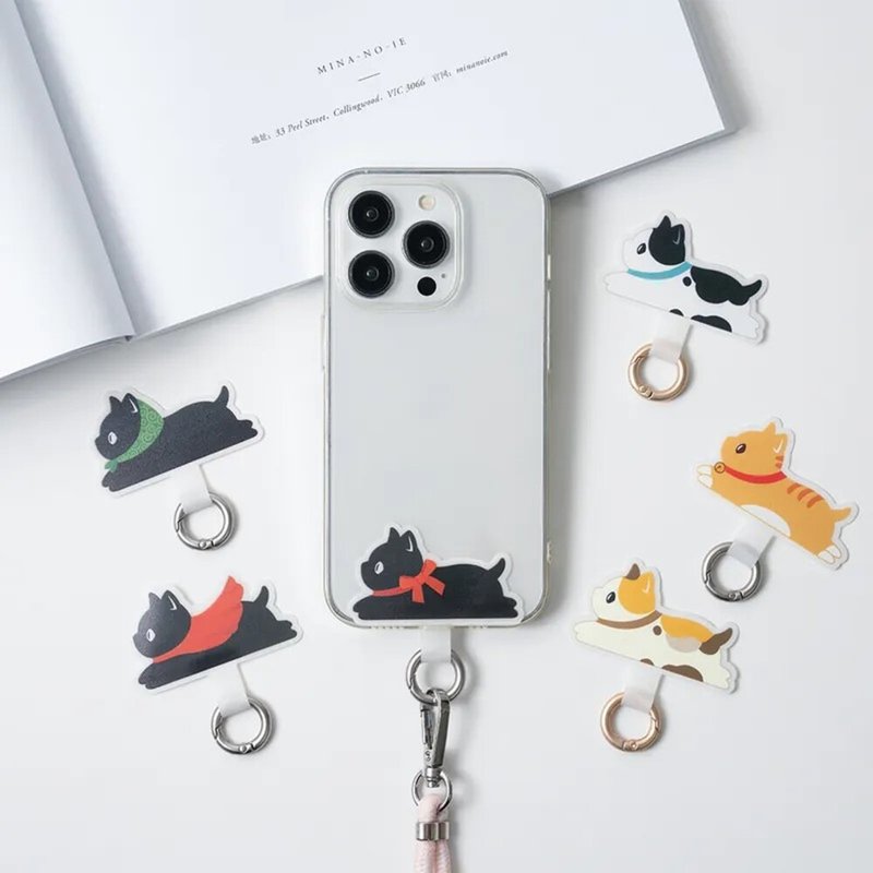 Fun shaped mobile phone lanyard clip (various styles to choose from) - Lanyards & Straps - Other Materials 