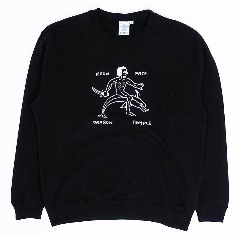 DOLPHIN HUNTER Sweatshirt - เสื้อฮู้ด - ผ้าฝ้าย/ผ้าลินิน สีดำ