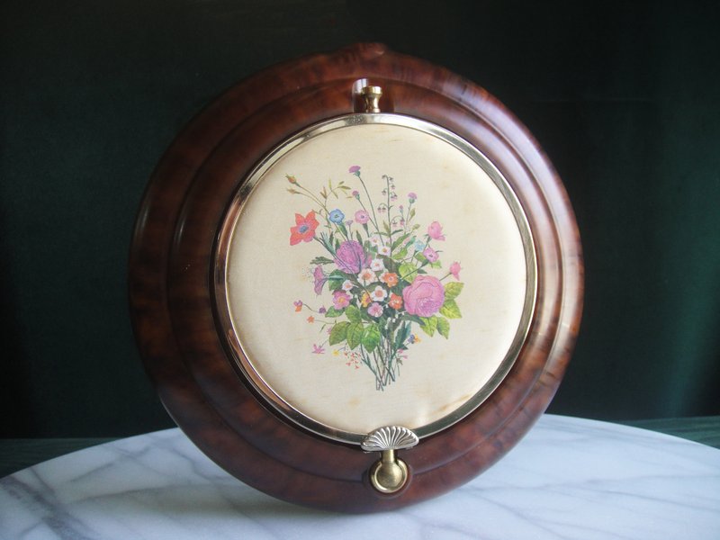 【OLD-TIME】 Early second-hand Max Factor European and American style wall mirror hanging mirror - ของวางตกแต่ง - วัสดุอื่นๆ หลากหลายสี