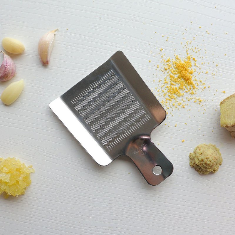 日本【SALUS 佐藤金屬】迷你素面磨泥器 - 廚具 - 不鏽鋼 銀色