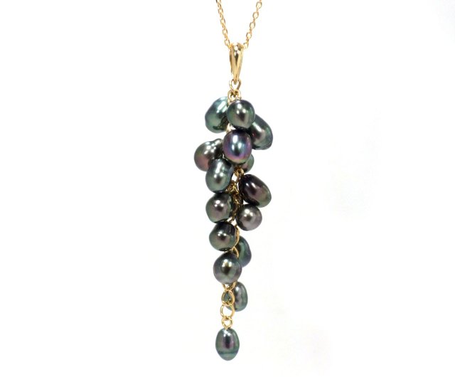 Tahitian and South hotsell Sea Gold Keshi Pearls Pendant