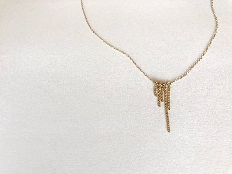 melt（necklace） - 項鍊 - 其他金屬 金色
