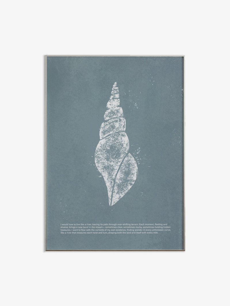 treasure poster - 海報/掛畫/掛布 - 紙 藍色