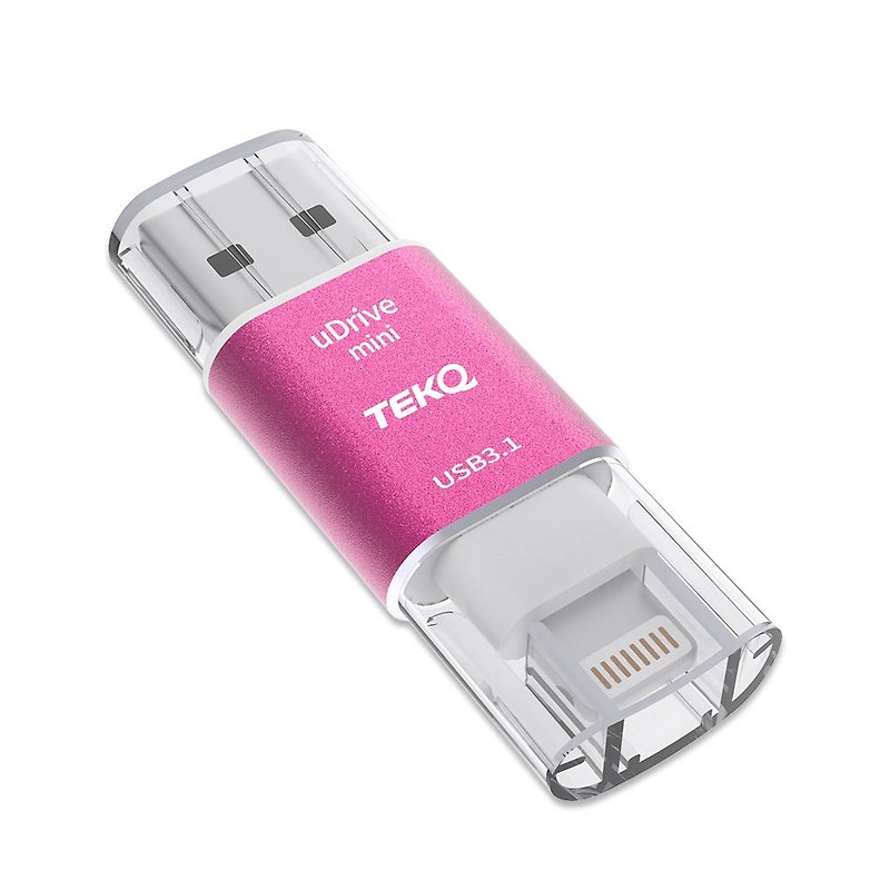 TEKQ iPhone uDrive mini lightning USB3.1 200G flash drive -6 color optional - USB Flash Drives - Other Metals 