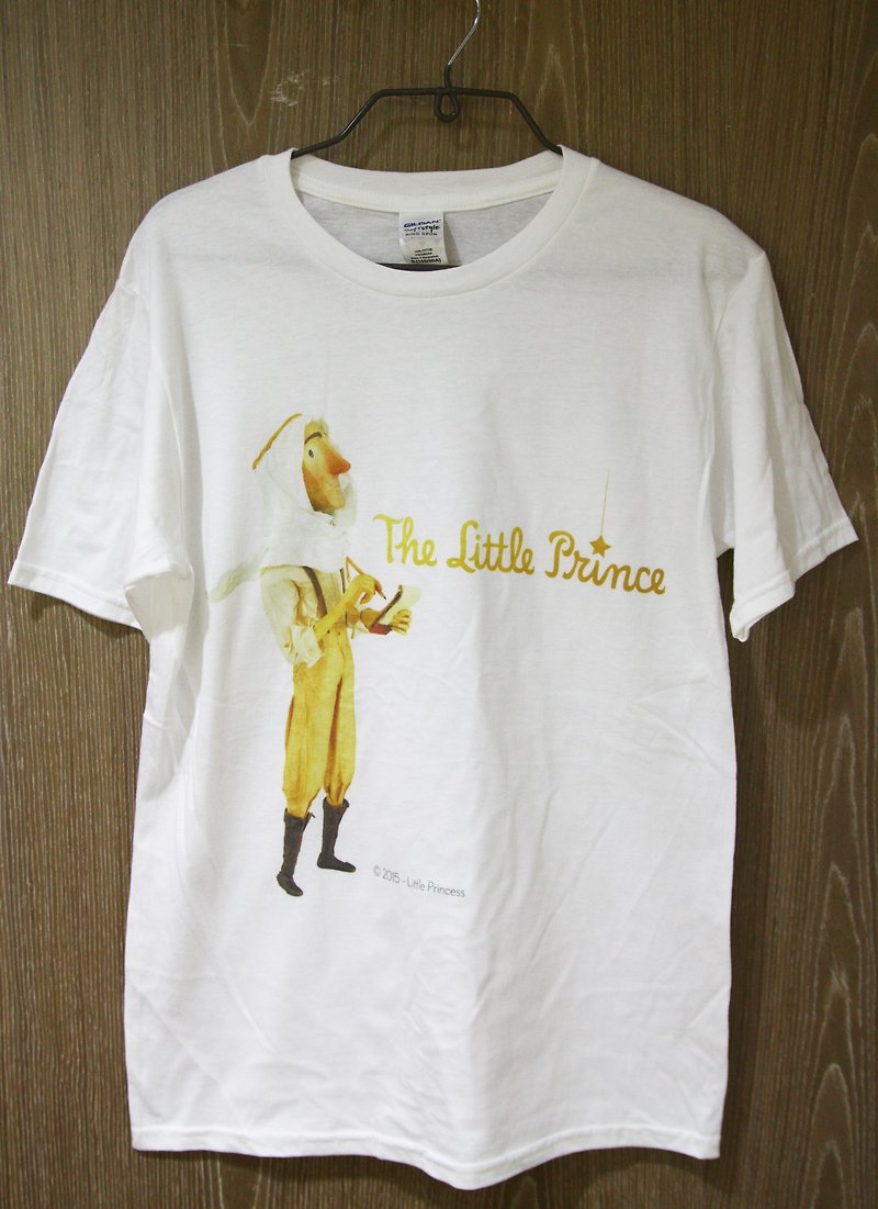 Little Prince Movie Edition License - T-shirt - อื่นๆ - ผ้าฝ้าย/ผ้าลินิน สีเหลือง