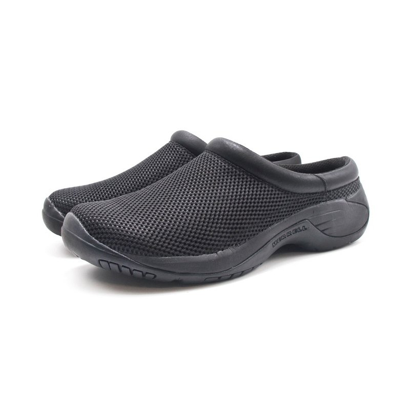 MERRELL ENCORE BYPASS 2 網布透氣記憶鞋墊懶人便鞋 男鞋-黑 - 男運動鞋/球鞋 - 其他材質 