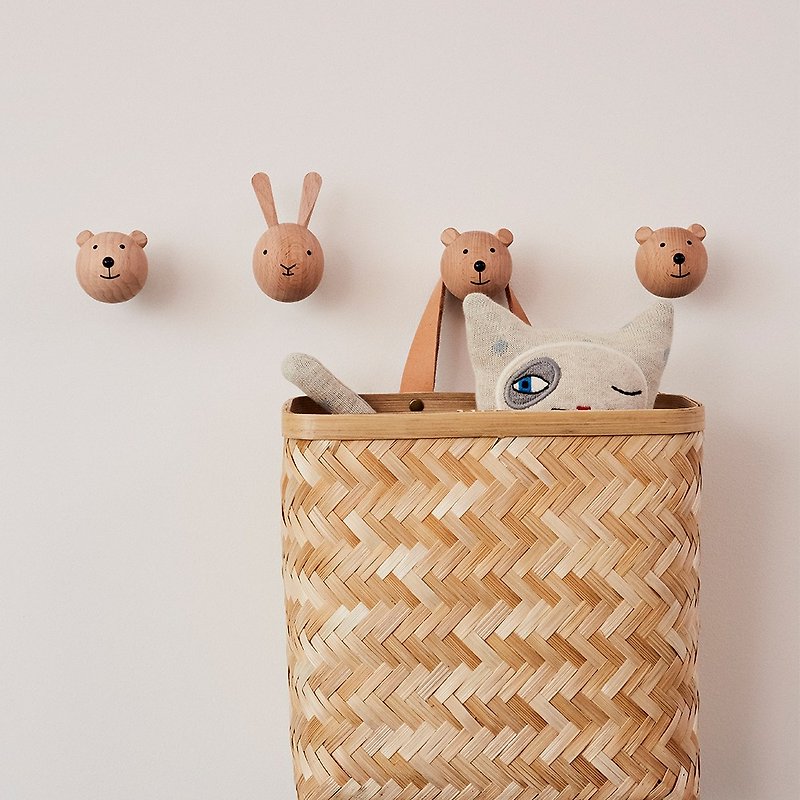 Sporta Wall-mounted Bamboo Weave Basket / Large - ชั้นวาง/ตะกร้า - ไม้ไผ่ หลากหลายสี