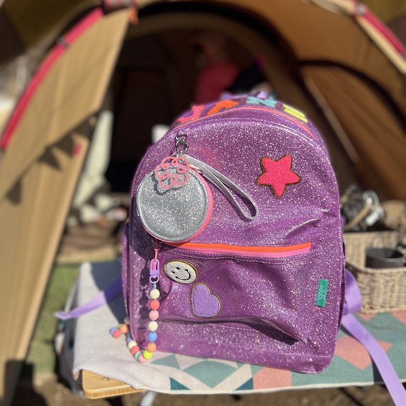 【Korean Kids Brand】oddBi - Hi Me Shiny Backpack - กระเป๋าสะพาย - พลาสติก หลากหลายสี